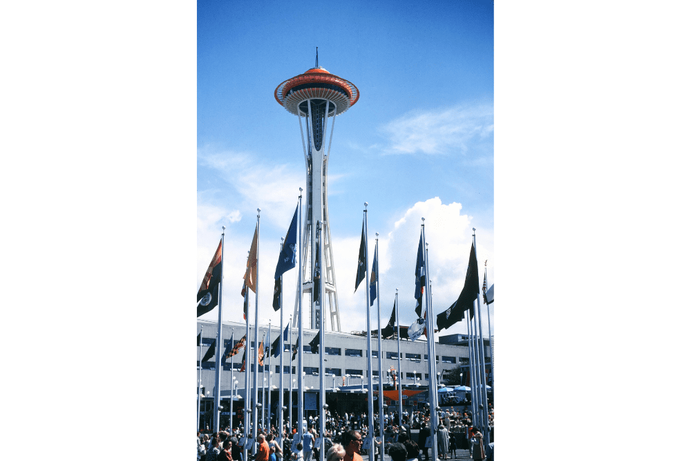 Explore Seattle’s History - Space Needle - Donald G Moss - Genny Boots